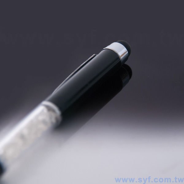 水晶電容觸控筆-金屬廣告禮品筆-多功能觸控廣告原子筆-兩種款式可選-採購批發贈品筆-8100-7